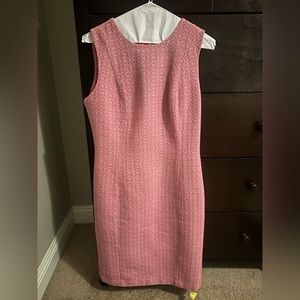 Calvin Klein Shift Dress - Tweed Pink 6